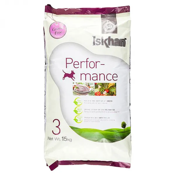 이즈칸 어덜트 닭 퍼포먼스 반려견 사료 15kg 1개