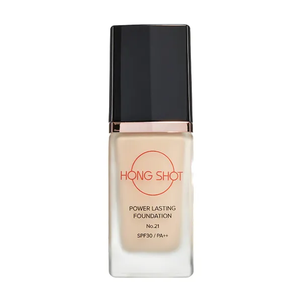 홍샷 파워래스팅 리퀴드 파운데이션 30ml, 21호, 1개