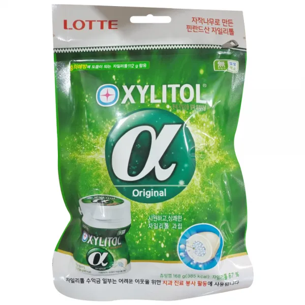 롯데제과 자일리톨 알파 껌 리필, 168g, 1개