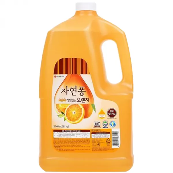 자연퐁 비린내 걱정없는 오렌지 주방세제, 3.1kg, 1개