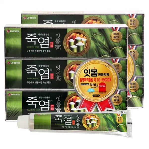 죽염 잇몸고 치약 120g 6개입