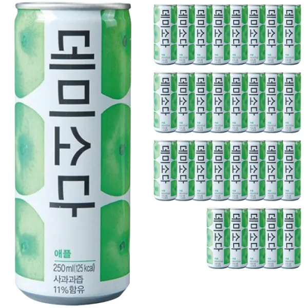 데미소다 애플, 30개, 250ml