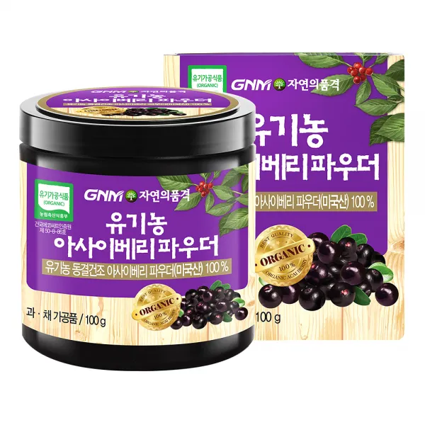 GNM자연의품격 유기농 아사이베리 파우더, 100g, 1개