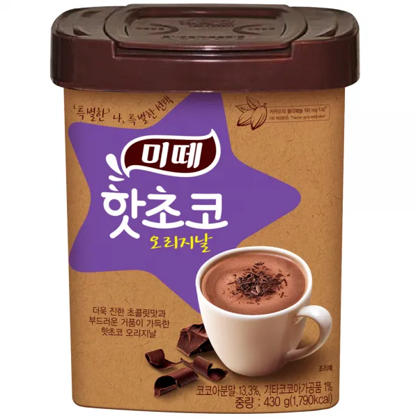 미떼 핫초코 오리지날 분말, 430g, 1개