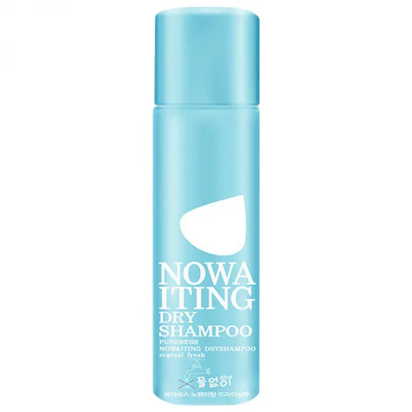 퓨어베스 노웨이팅 하늘색 프레쉬 드라이샴푸, 200ml, 1개