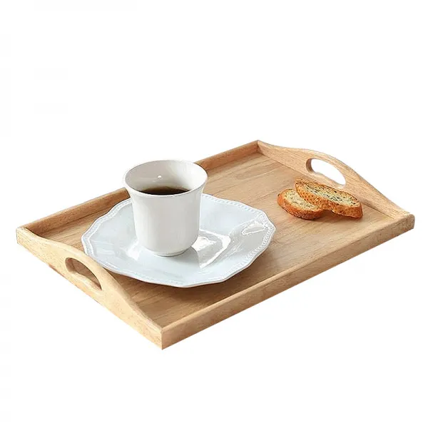 하버 원목 손잡이 트레이 단일색상