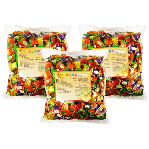 맘모스 후르츠텐 캔디 2.4kg 3개