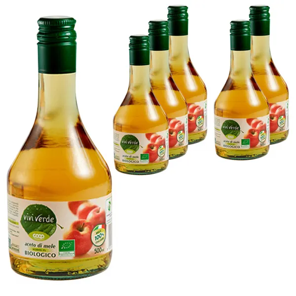 비비베르데 이태리 사과식초, 500ml, 6개