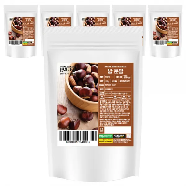 건강스토리 밤 분말, 200g, 6개