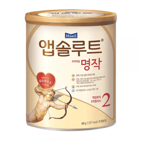 앱솔루트 프리미엄 명작 분유 2단계 400g 1개
