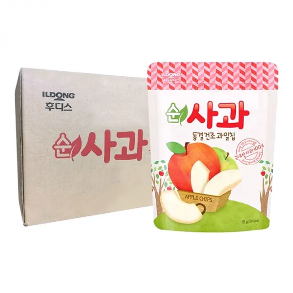 아기밀냠냠 순 과일칩 순사과 10개입