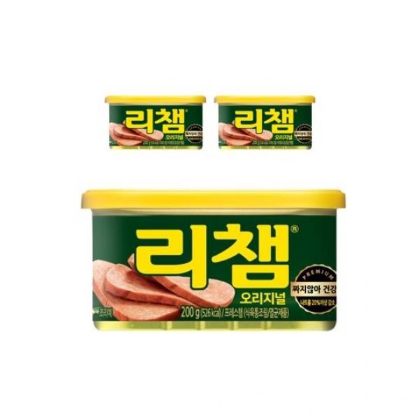 리챔 오리지널 햄통조림, 200g, 3개