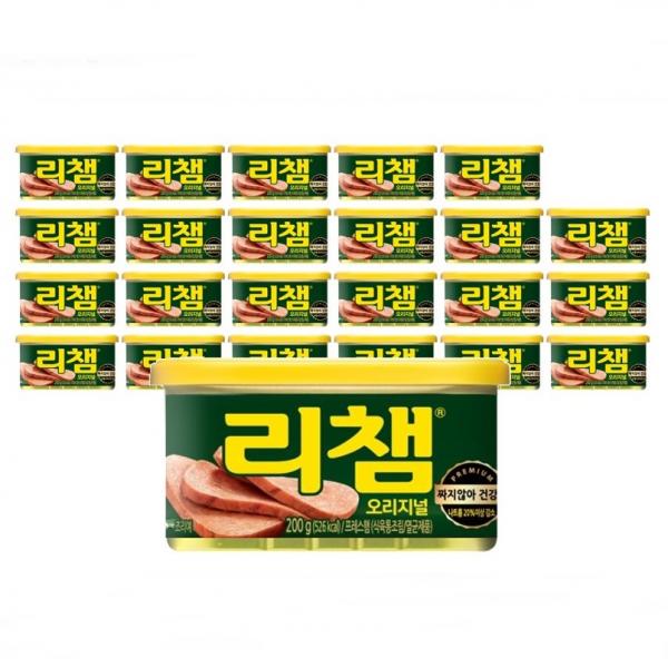 리챔 오리지널 햄통조림, 200g, 24개