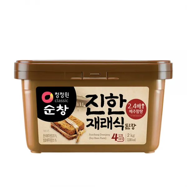 [청정원] 순창 진한 재래식된장 2kg, 상세 설명 참조, 상세 설명 참조