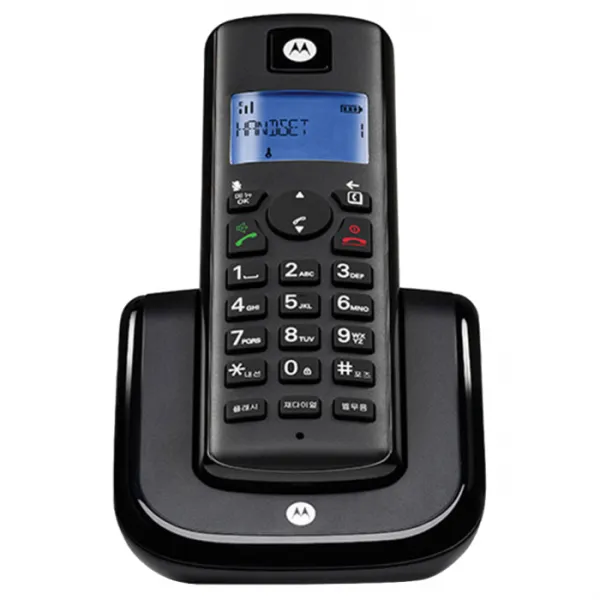 모토로라 1.7ghz 디지털 무선 전화기 T201a T201a 블랙 