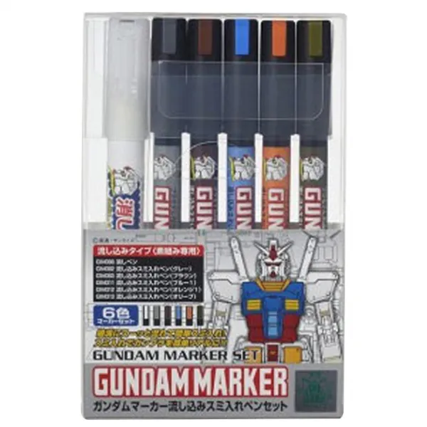 GSI 건담마커 세트 GMS-122, 흘려넣는 먹선