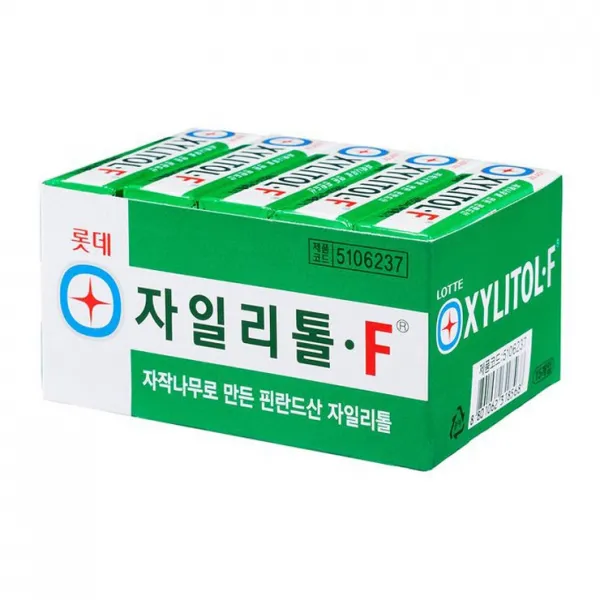 롯데제과 자일리톨껌, 24g, 15개