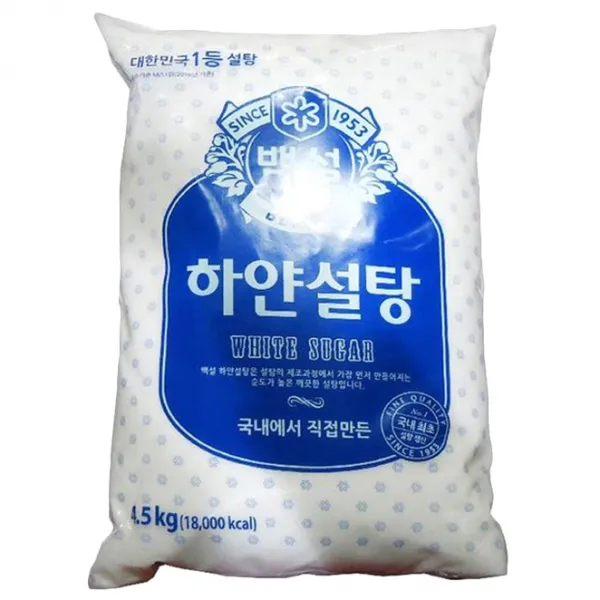 백설 하얀설탕, 4.5kg, 1개