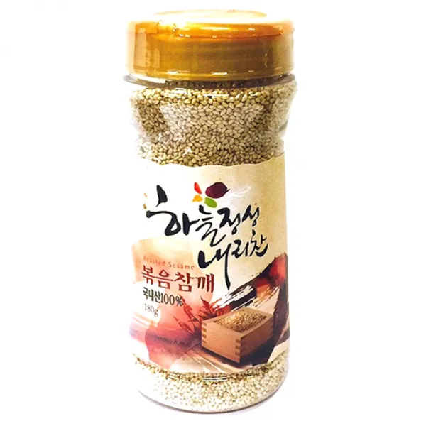 하늘정성내리찬 2019년 볶음참깨, 180 g, 1병
