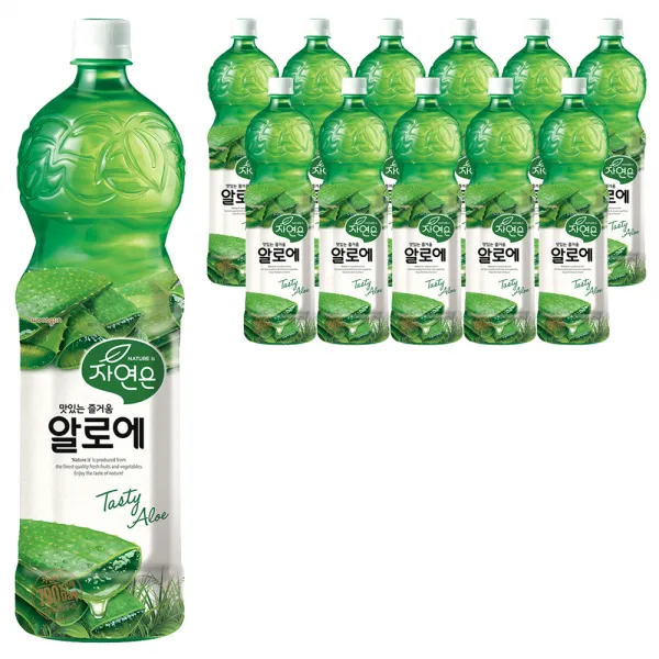 자연은 알로에 주스, 1.5L, 12개입