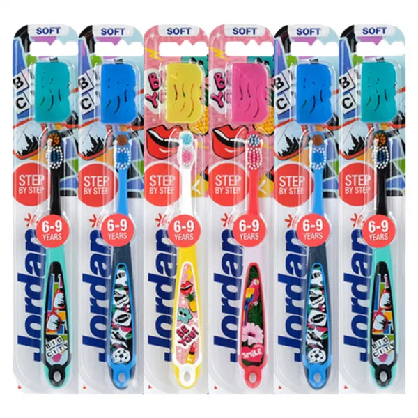 조르단 어린이 칫솔 스텝 3단계 랜덤 발송 12개