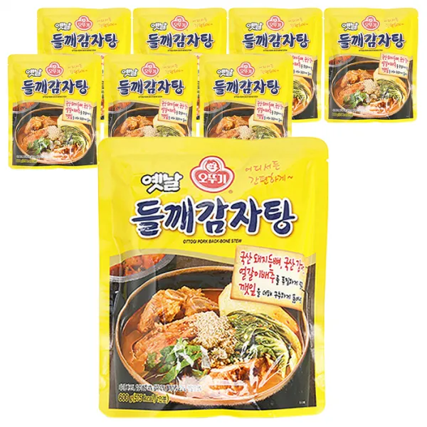 오뚜기 옛날 들깨감자탕, 600g, 4개