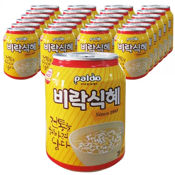 팔도 비락식혜, 238ml, 24개