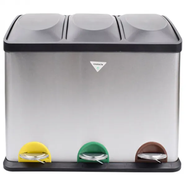 카라신 스테인레스 분리수거함 45l 혼합 색상 1개