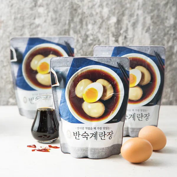 풍요한아침 반숙계란장, 400g, 3개