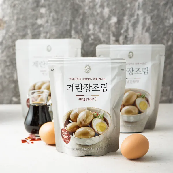 풍요한아침 계란장조림 옛날간장맛, 400g, 3개
