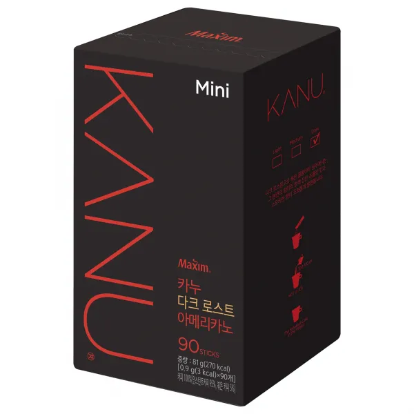 카누 미니 다크 로스트 아메리카노, 0.9g, 90개