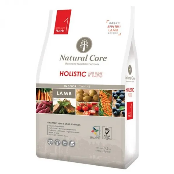 네츄럴코어 전연령 허브1 홀리스틱 플러스 양고기 애견사료, 5.2kg, 1개