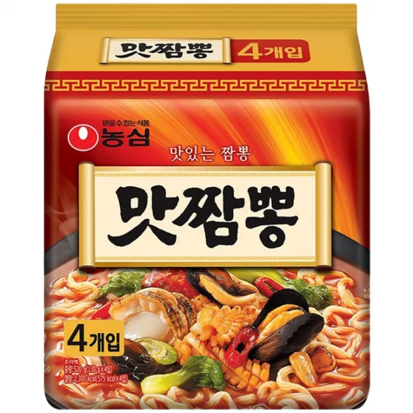 농심 맛짬뽕 130g 4개
