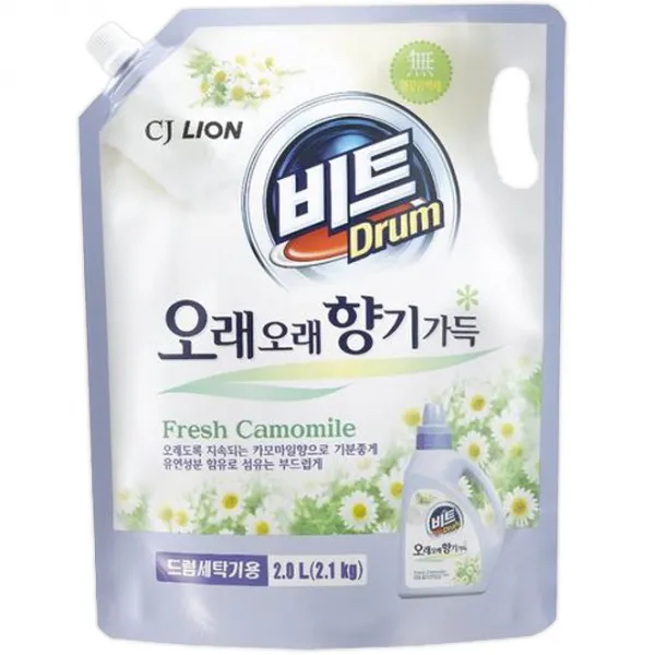 비트 오래오래 향기가득 드럼용 액상세제 리필형 2l 1개