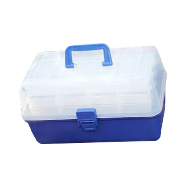 디에스클럽 반투명 4단 태클박스, 혼합 색상