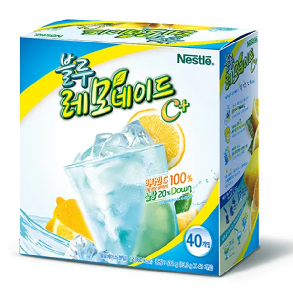 네슬레 블루레모네이드 음료베이스, 40개입 x 1개