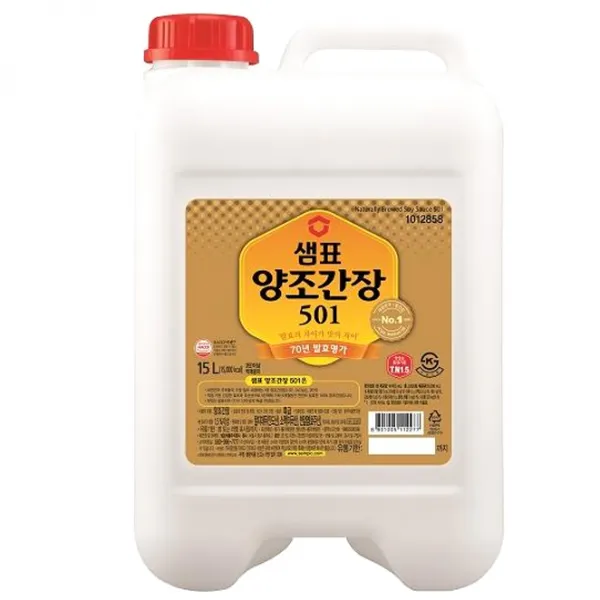 샘표 양조간장501(말통)15L, 15L, 1개