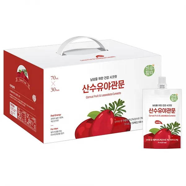 천호엔케어 하루활력 남성을 위한 산수유야관문, 70ml, 30개입