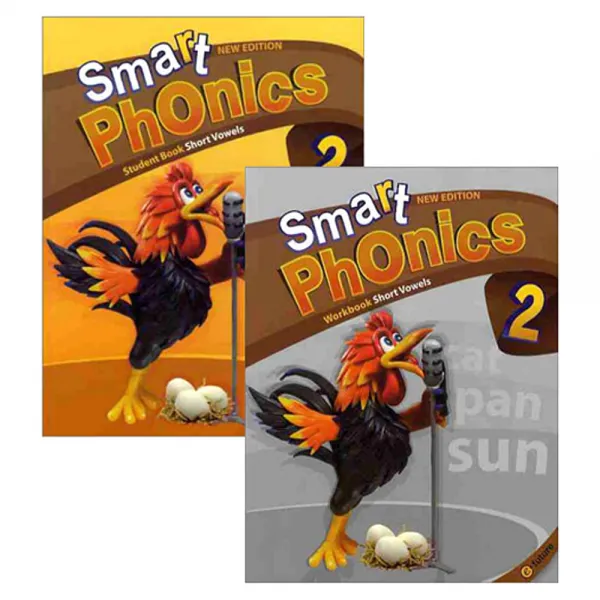 Smart Phonics 2 StudentBook + WorkBook 세트 전2권 + CD, 이퓨쳐