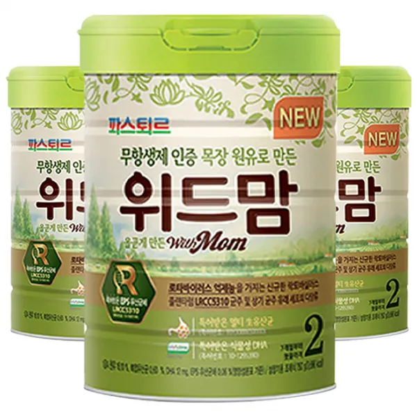 위드맘 무항생제 원유 분유 2단계 750g 3개