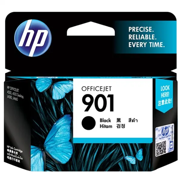 정품잉크 Cc653aa 품번:901 검정 200매 오피스젯4500 4500데스크탑 J4524 J4580 J4624 J4680 단일상품 1