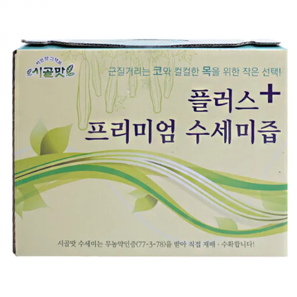 시골맛 프리미엄 플러스 수세미즙, 115ml, 50개