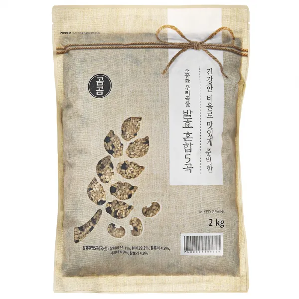 곰곰 2019년 소중한 우리곡물 발효 혼합 5곡 2kg 1개