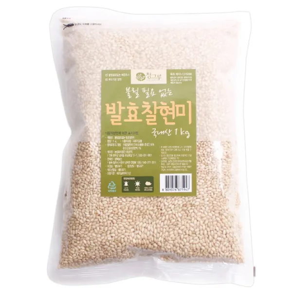 광복농산 불릴 필요 없는 발효 찰현미, 1kg, 1개