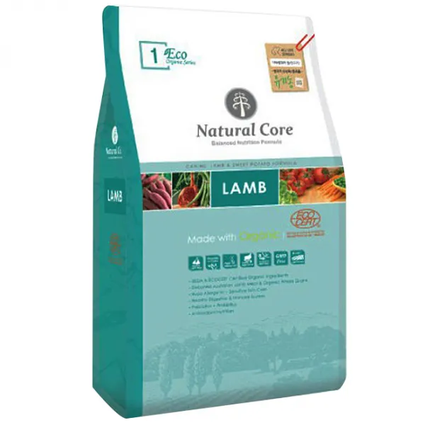 네츄럴코어 전연령 양고기 ECO1 유기농 애견사료, 5kg, 1개