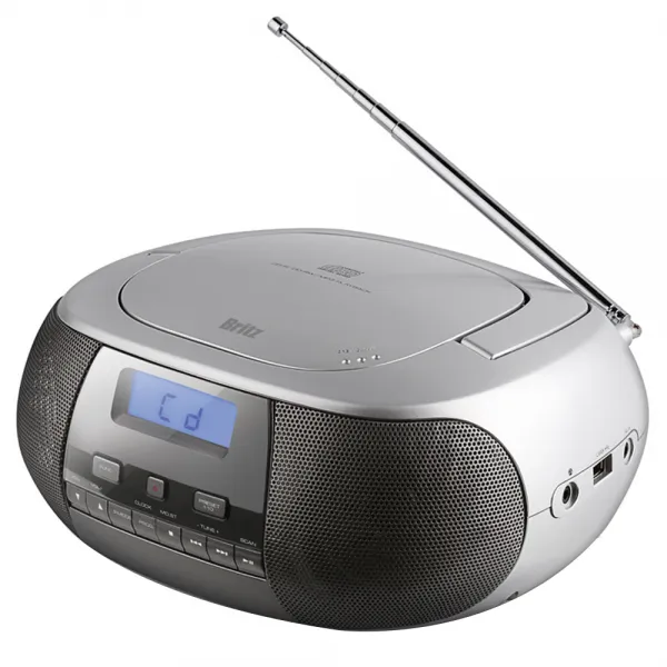 브리츠 포터블 Mp3 Cd플레이어 Bz Cdpr2100 그레이