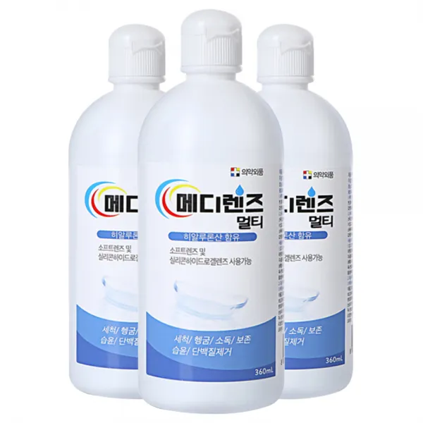메디렌즈 소프트렌즈 멀티용액, 360ml, 3개입