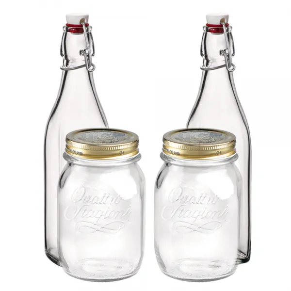 보르미올리 콰트로 스타지오니 자 500ml X 2p + 스윙 보틀 500ml X 2p 1세트