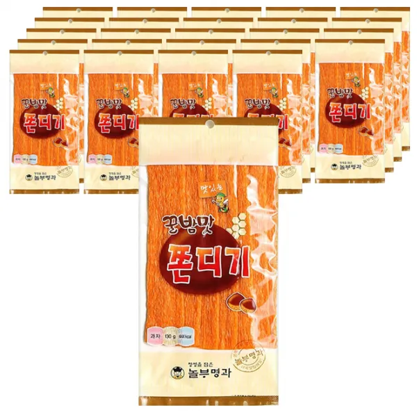 아리랑후드 꿀밤맛쫀디기, 130g, 25개입