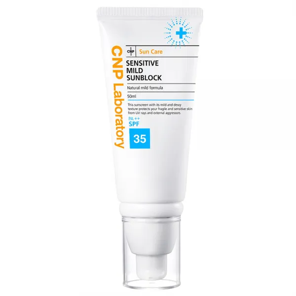 씨엔피 센서티브 마일드 선블럭 SPF35 PA++, 50ml, 1개